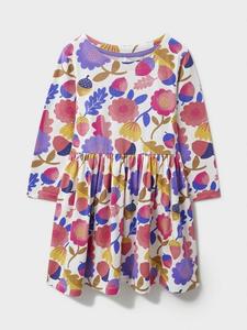 Детское платье из хлопкового джерси Crew Clothing, Multi