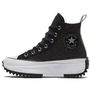 Кеды Converse Run Star Hike High 'Black Ice - Black Silver', черный