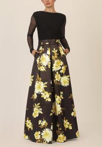 Платье Apart Maxi dress, Schwarz Multicolor/Black