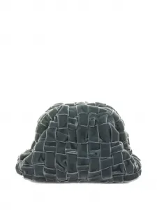 Клатч из бархата Maria La Rosa, серый