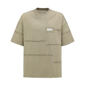 Футболка пэчворк Feng Chen Wang, зеленый