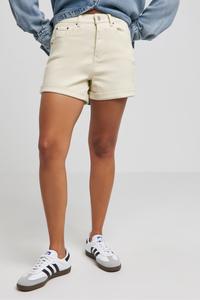Джинсовые шорты Mom с закругленными краями Simply Be, бежевый