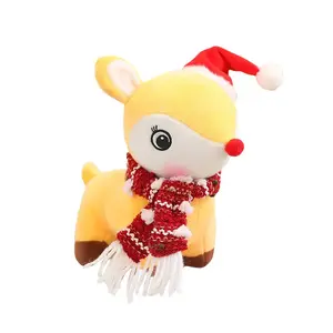 Плюшевая игрушка олененок для рождества, 18 см OU DI PIG
