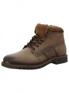 коричневые ботильоны Bugatti