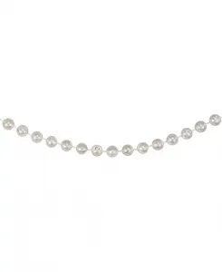 Несветящаяся блестящая прозрачная переливающаяся искусственная рождественская гирлянда из бусин Northlight, clear