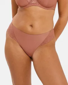 Кружевный бюстгальтер из микрофибры Sans Complexe, бежевый