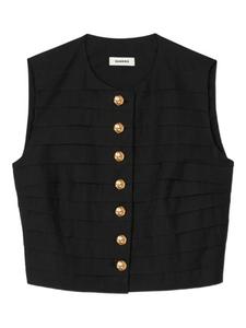 Укороченный топ Эйлат SANDRO, черный