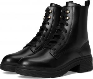 Ботинки Cole Haan Cherise Lace-up Lug Boots, цвет Black Leather Waterproof