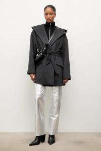 Шерстяное пальто Answear.Lab, черный