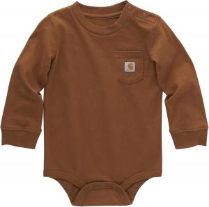 Боди с длинным рукавом и карманом Carhartt, Carhartt Brown