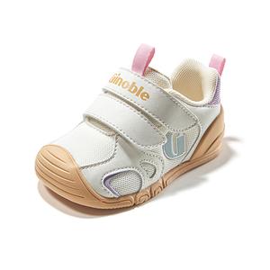 Легкие амортизирующие низкие кроссовки для младенцев и малышей GINOBLE, слоновая кость/белый/фиолетовый