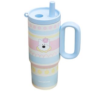 Термостаканы 750 мл KAWASIMAYA, 750Ml Sea Salt Heartthrob Ice King Cup (O-Handle Style)