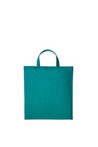 Хлопковая сумка-шопер с короткой ручкой Nutshell, зеленый