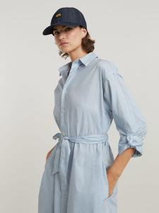 Длинное платье G-Star Hemd, голубой