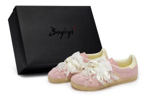 Adidas Originals Женские низкие кроссовки GAZELLE INDOOR Pink/White