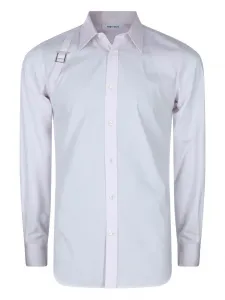 Рубашка Harness с длинными рукавами Alexander McQueen, розовый