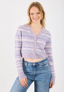 Кардиган Even&Odd Cardigan, Lilac Multicolour/Mottled Lilac