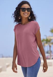 Базовая футболка LASCANA, черный