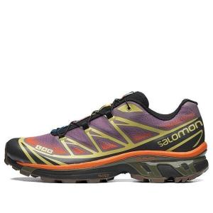 Кроссовки xt-6 skyline 'grey orange purple' 416299 Salomon, серый