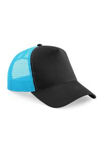 Полусетчатая кепка/головной убор дальнобойщика Beechfield, черный