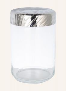 Ящик для хранения Alessi VENEER, высота 16 см, серебряный