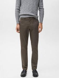 Прямые чинос Dublino Mango, Dark Brown