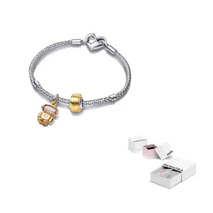 Pandora Серебряный браслет 925 пробы для женщин Silver