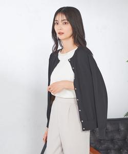 Удобный летний кардиган с круглым вырезом Avv, цвет Black