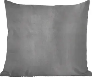 Подушка для улицы - Бетон - Серый - Цемент - Промышленный - Текстурированный - 45x45 см - Устойчив к атмосферным воздействиям - Подушка для отдыха - Фотоподушка - Декоративная подушка MuchoWow