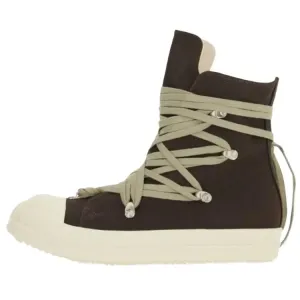 Rick Owens DRKSHDW Высокие скейтерские кроссовки мужские коричневые