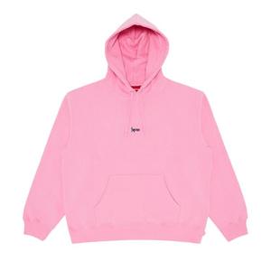 Толстовка Supreme Micro Logo Hooded Sweatshirt Pink, розовый