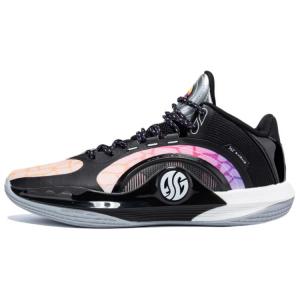 361° Износостойкие и легкие низкие баскетбольные кроссовки мужские, черные, фиолетовые