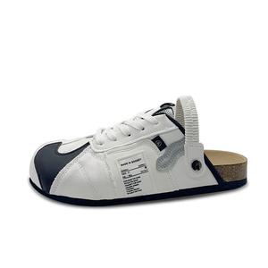 LIANGHUO Тихие, износостойкие, нескользящие, закрытые сандалии, женские, копия, черно-белые