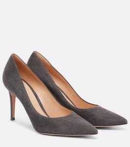 Замшевые туфли Gianvito 85 Gianvito Rossi, Lapis