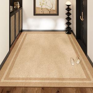 Dajiang Ковер 120х180 см для прихожей, износостойкий и грязеотталкивающий, с покрытием Keni Fleece, для входной двери