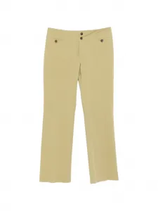 Брюки с застежкой на пуговицах и передними карманами Etro, зеленый