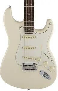 Fender Jeff Beck Stratocaster RW Olympic White с чехлом