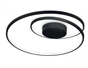 Светодиодный потолочный светильник Ideal Lux Oz, черный