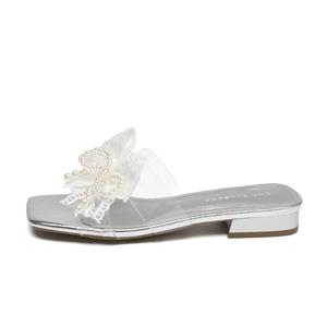 ZHR Серебряные женские тапочки-шлепанцы с защитой от запаха, цвет Silver