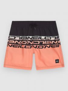 Пляжные шорты O'Neill Cali Stripe 14″ Kids Boardshorts, coral upside down