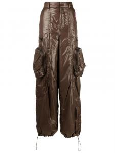 Khrisjoy брюки свободного кроя, коричневый