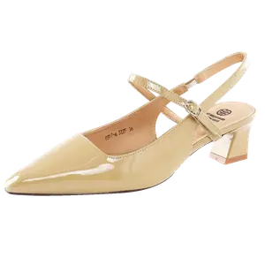 GUDIANFENGDU Женские туфли на массивном каблуке 4,5 см светло-зеленые, цвет Light Green