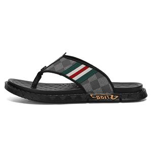 Shiozawa Серые мужские шлепанцы с резиновой подошвой, устойчивой к истиранию швов, цвет Gray