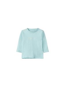 Name it Вышитая футболка с длинными рукавами для девочек, синего цвета