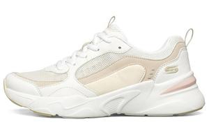 Женские низкие кроссовки BOBS BAMINA Chunky, белые/коричневые/розовые Skechers