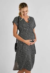 Платье-рубашка BUTTON FRONT JoJo Maman Bébé, черный