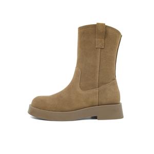 COMELY Серо-коричневые женские ботильоны, цвет Brown