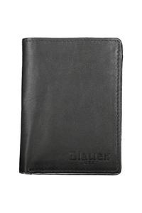 Кошелек мужской Blauer кожаный с 2 отделениями, черный