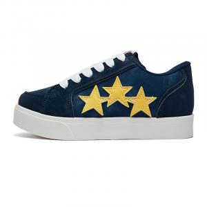 Женские нескользящие износостойкие низкие кроссовки для скейтбординга Cat Seven Seeks, Navy Blue