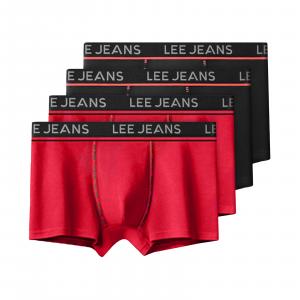 Hui guang ii generation трусы мужские 4 шт Lee, красный